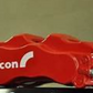 Alcon F97ZG02-23F7F-RED 365mm Front Brake Kit: Evo X - RED Callipers Kit