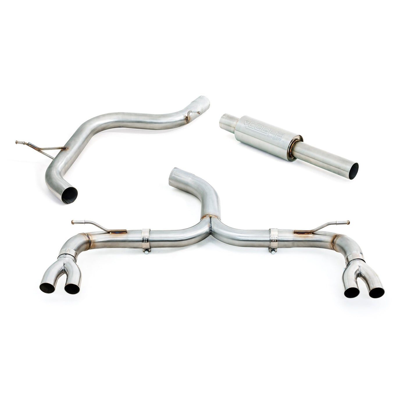 Cobra Exhaust Cupra Leon 2.0 TSI 300 (20+) Back Box Delete Race Cat/GPF Back Performance Exhaust | Duco Car Parts UK Car Parts
