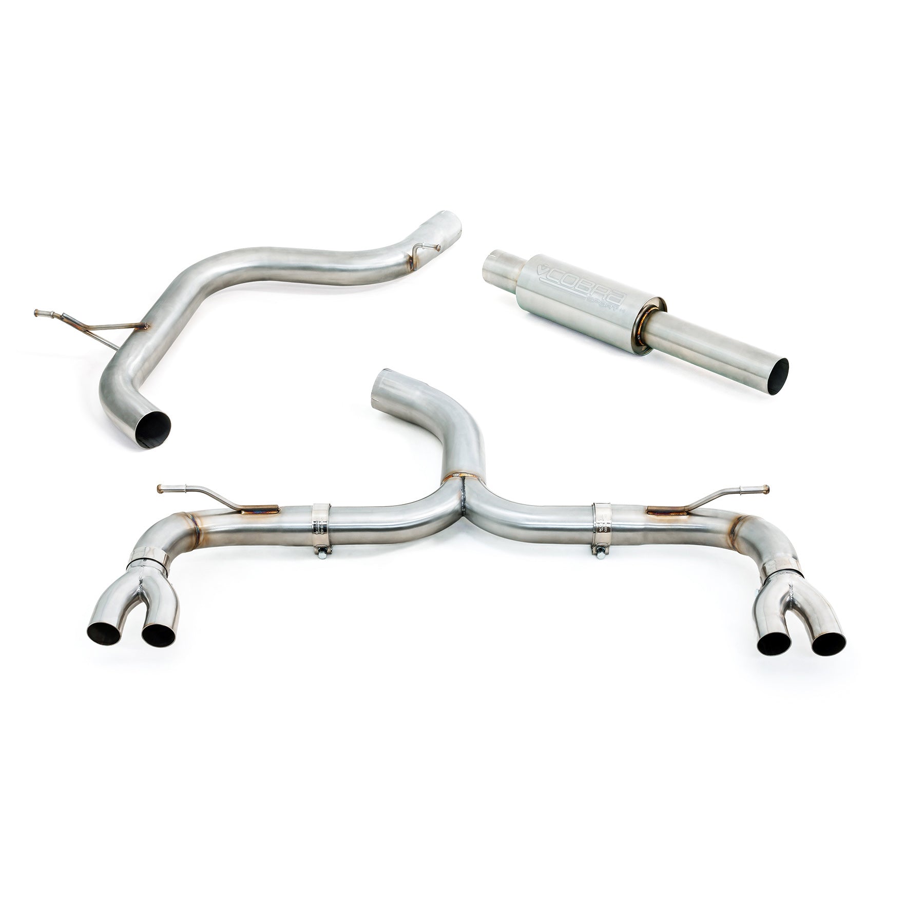 Cobra Exhaust Cupra Leon 2.0 TSI 300 (20+) Back Box Delete Race Cat/GPF Back Performance Exhaust | Duco Car Parts UK Car Parts