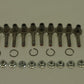 Alcon BBK3025X005.10 Replacement Disc Mounting Hardware Kit (Version 2 Discs with 10 x Square Bobbins)