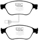 EBC Audi D3 A8 Yeloowstuff 4000 Series Front Sport Brake Pads & Premium OE Replacement Plain Discs Kit - ATE Caliper | Duco Car Parts UK