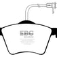 EBC Ford Seat Volkswagen Greenstuff 2000 Series Sport Front Brake Pads - ATE Caliper (Inc. MK1 Galaxy, 7M Alhambra, 7M Sharan & Commercial Transporter Kombi) | Duco Car Parts UK