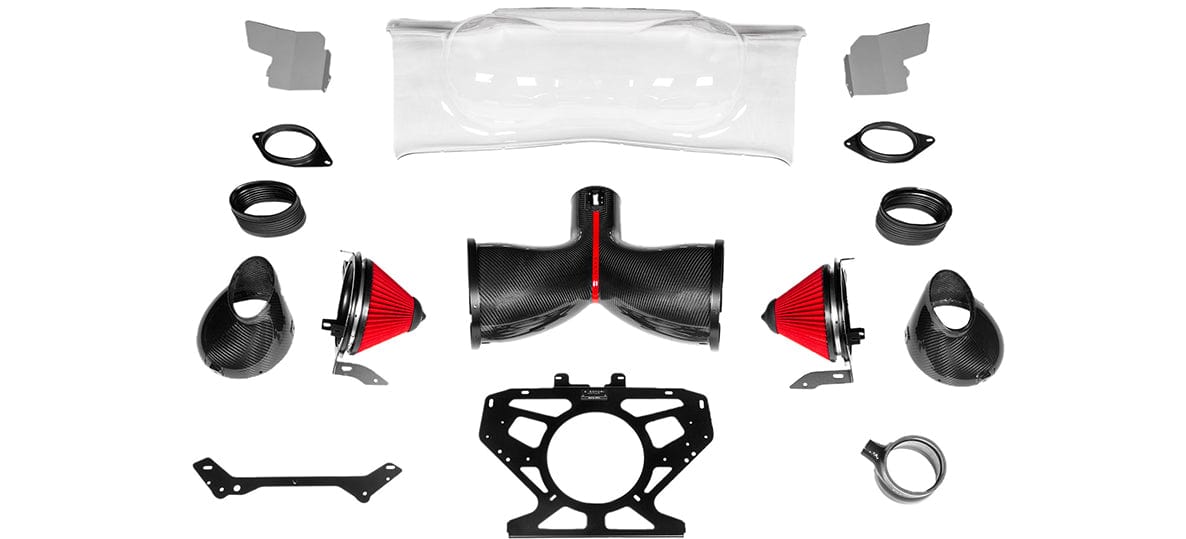 Eventuri Chevrolet C8 Corvette Stingray Coupe Carbon Fibre Intake System - Duco Car Parts UK