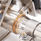 Stone Exhaust Ford 1.5T MK4 Focus Dual Exit Single Tailpipe Valvetronic Catback Exhaust System