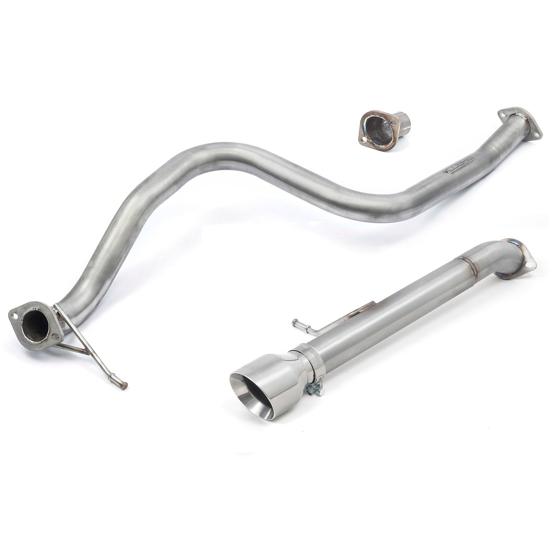 Cobra Exhaust Ford Fiesta (Mk8) 1L EcoBoost Hybrid mHEV ST-Line Venom Rear Box Delete Performance Exhaust | Duco Car Parts UK Car Parts