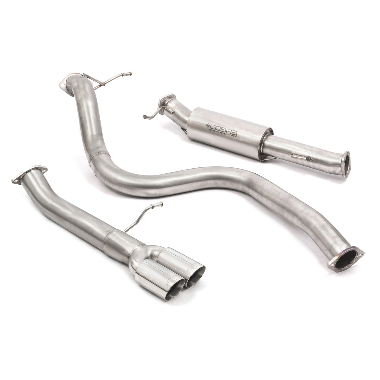 Cobra Exhaust Ford Fiesta (Mk7) ST 180/200 Venom Box Delete Race (3") Cat Back Performance Exhaust | Duco Car Parts UK Car Parts