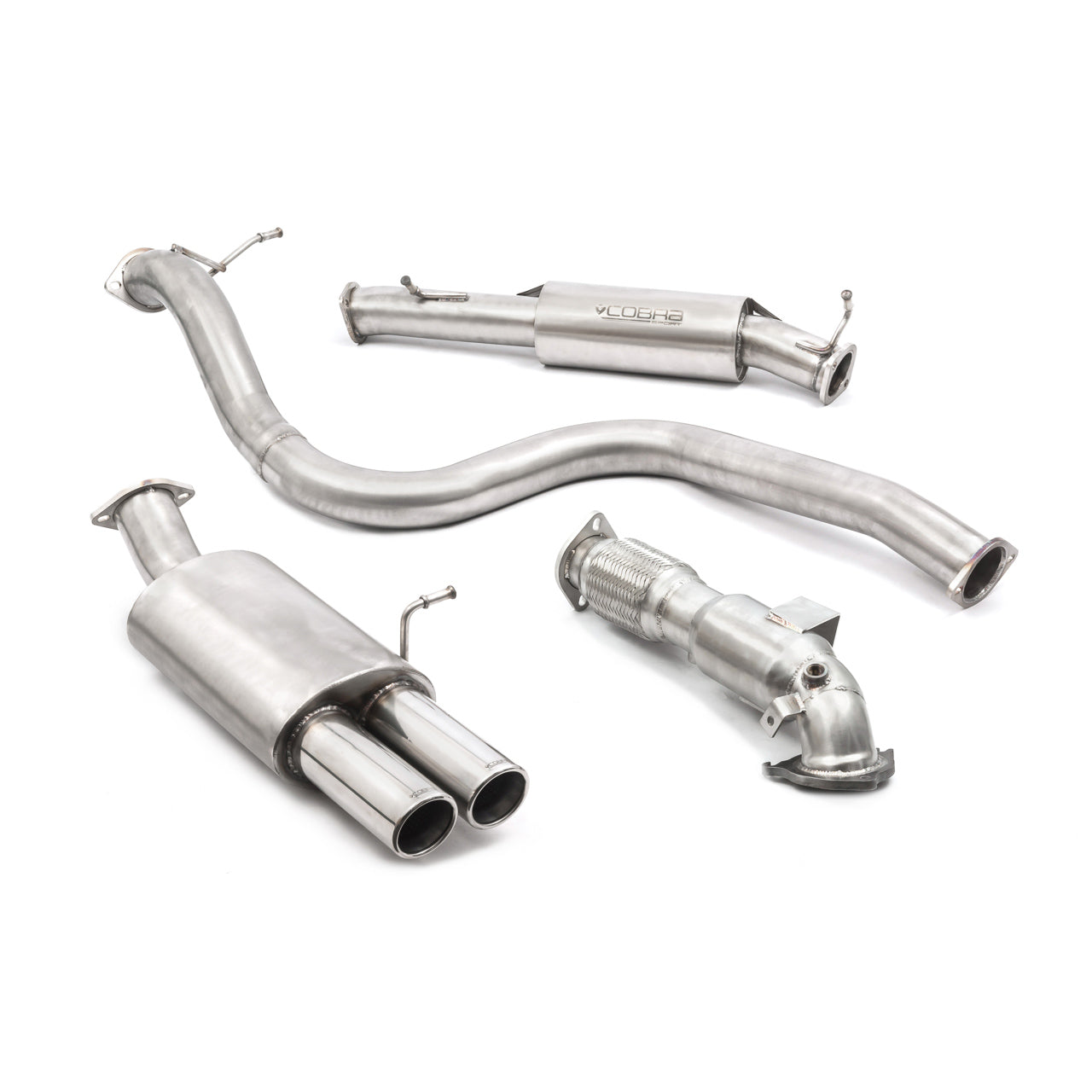 Cobra Exhaust Ford Fiesta (Mk7) ST 180/200 Turbo Back Performance Exhaust | Duco Car Parts UK Car Parts