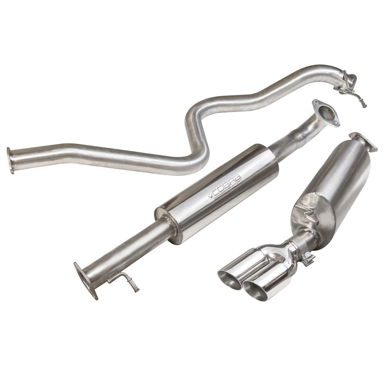Cobra Exhaust Ford Fiesta (Mk7) 1L EcoBoost (Zetec S) Catback Performance Exhaust | Duco Car Parts UK Car Parts