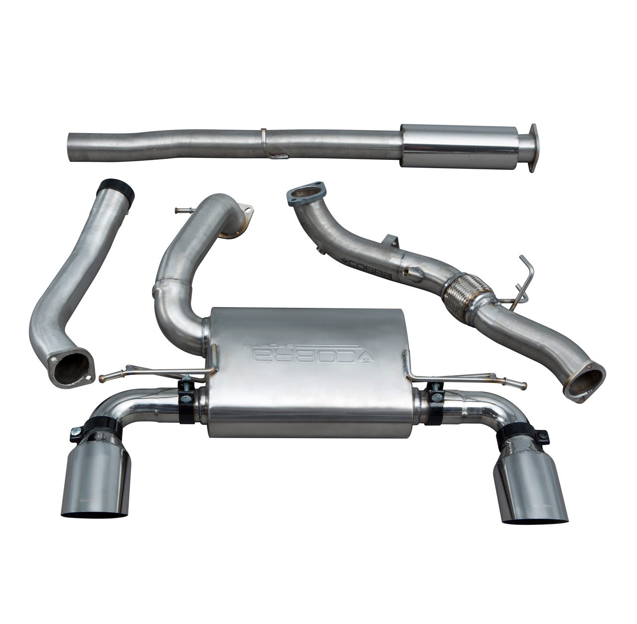 Cobra Exhaust Ford Focus RS (MK3) Turbo Back Performance Exhaust
