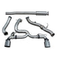 Cobra Exhaust Ford Focus RS (MK3) Venom Box Delete Race Turbo Back Performance Exhaust