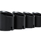 IND G8X M2 / M3 / M4 Matte Black Coated Exhaust Tip Set