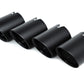 IND G8X M2 / M3 / M4 Matte Black Coated Exhaust Tip Set