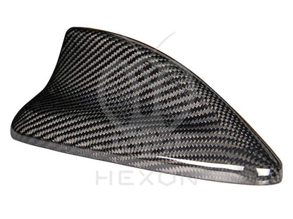 Hexon BMW F Chassis Pre-Preg Carbon Fibre Shark Fin Cover (Inc. 335i, M2, M3, M4, M5, X5M & X6M) - Duco Car Parts UK 