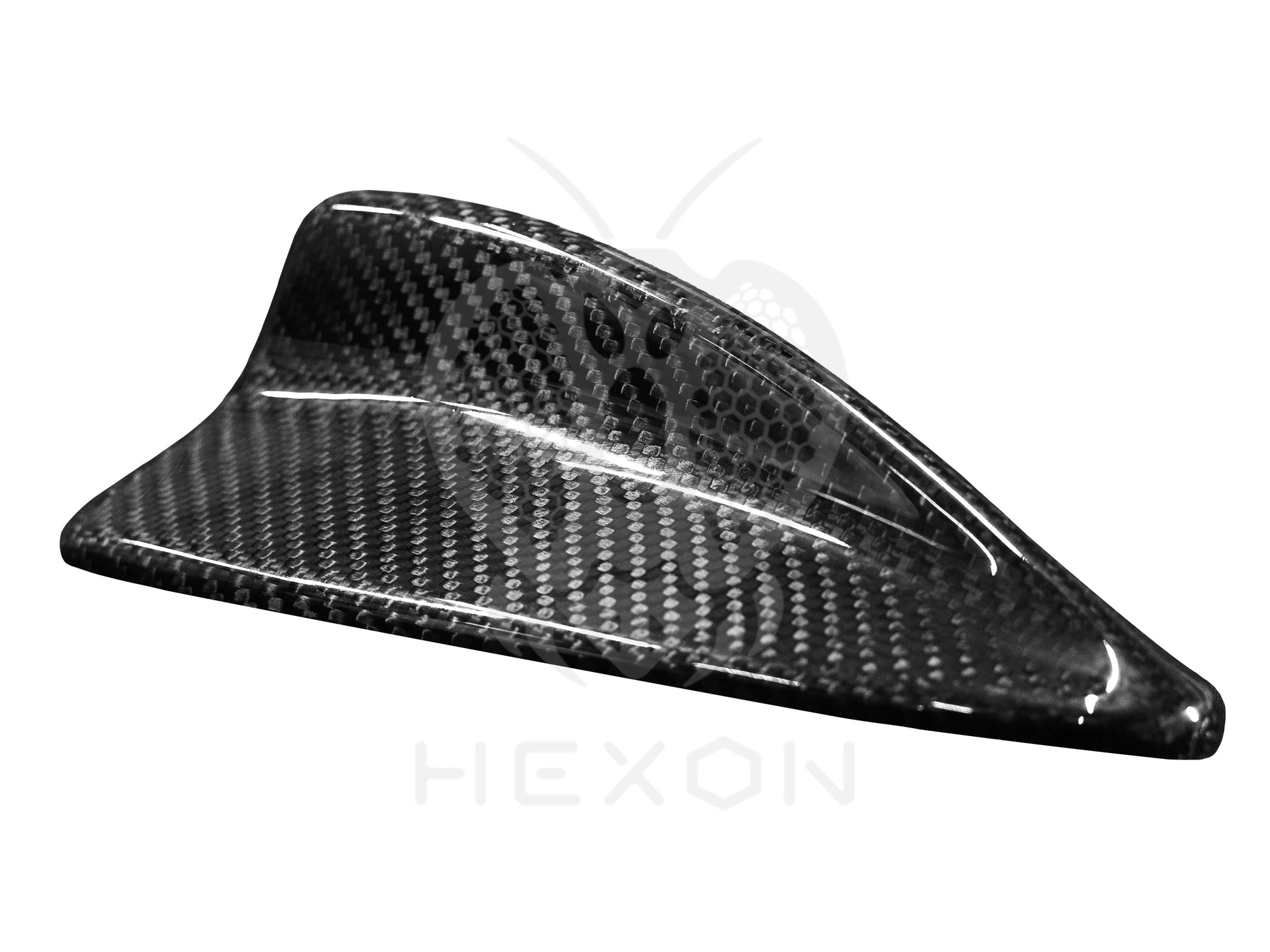Hexon BMW F Chassis Pre-Preg Carbon Fibre Shark Fin Cover (Inc. 335i, M2, M3, M4, M5, X5M & X6M) - Duco Car Parts UK 