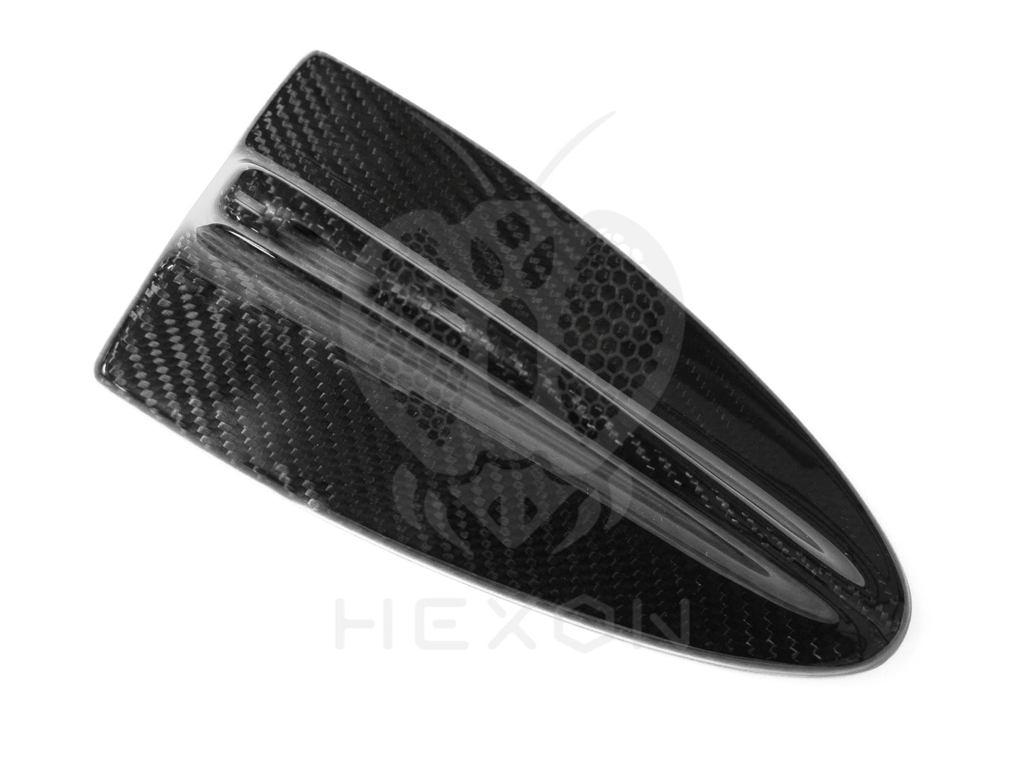 Hexon BMW F Chassis Pre-Preg Carbon Fibre Shark Fin Cover (Inc. 335i, M2, M3, M4, M5, X5M & X6M) - Duco Car Parts UK 