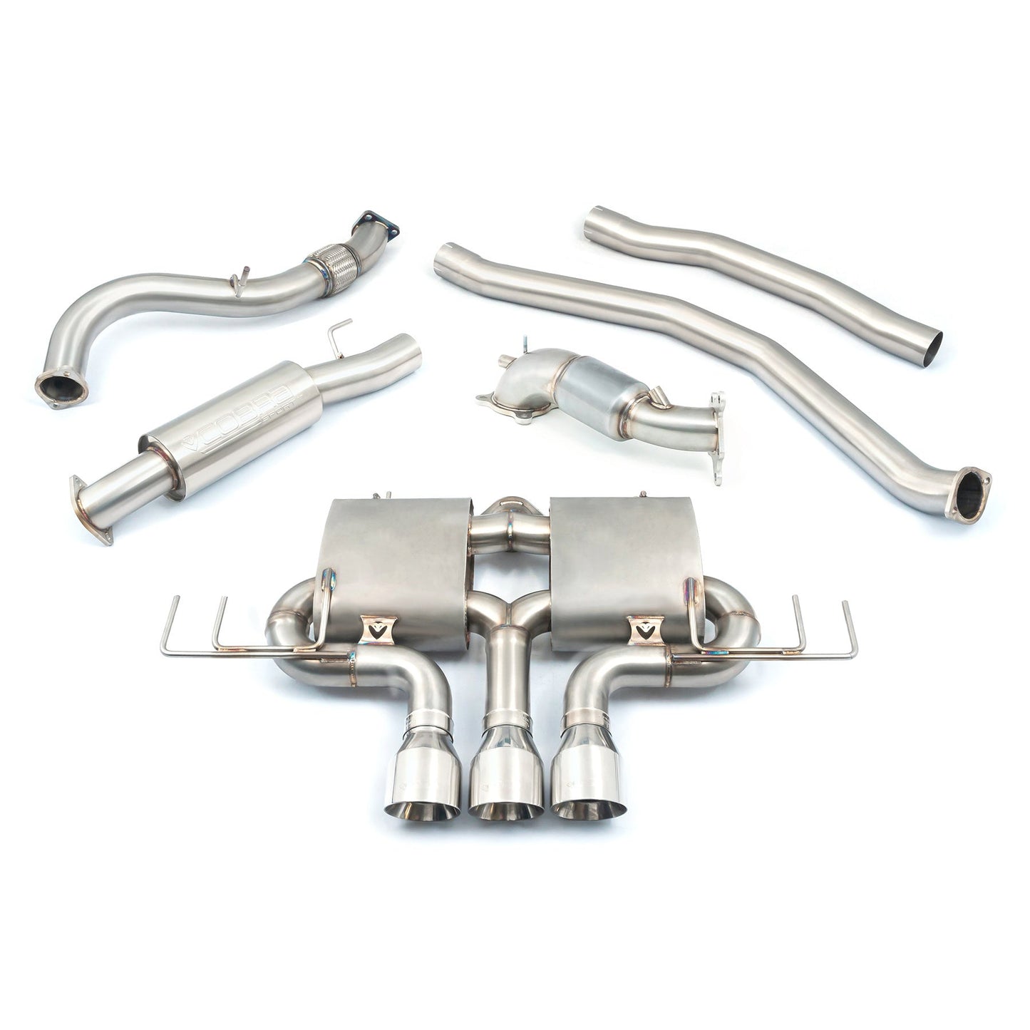 Cobra Exhaust Honda Civic Type R (FK8) RHD (Pre-GPF) Turbo Back Performance Exhaust | Duco Car Parts UK Car Parts