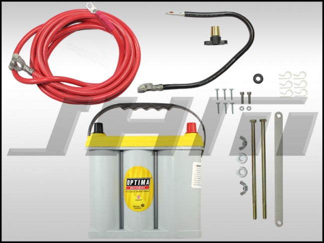JHM JHM-B67BattRelo Lightweight Battery Relocation Kit (w/ Battery) for B6-B7 A4-S4