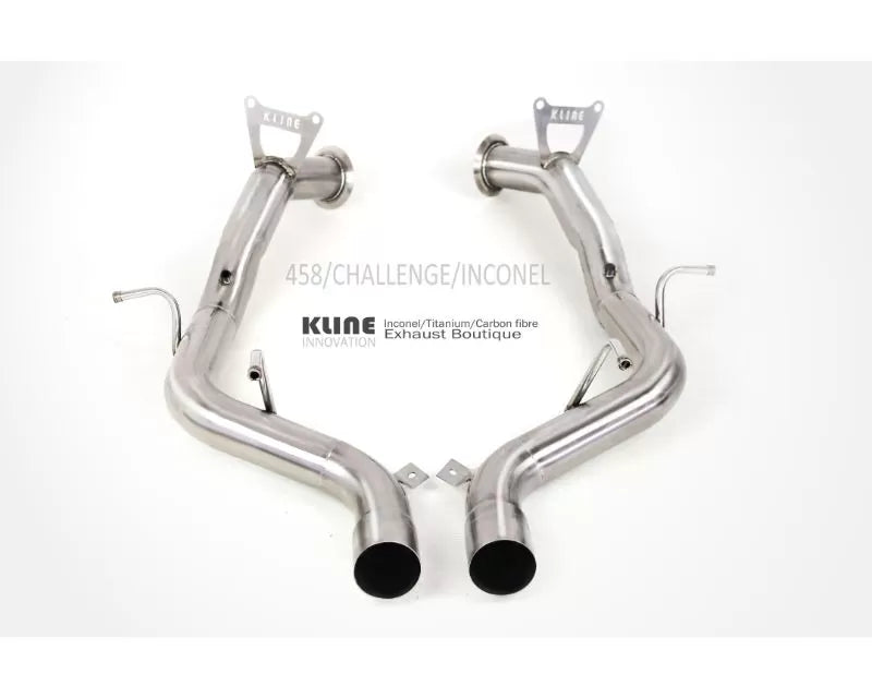 Kline Innovation KL-FER-458CH-100-CS-SS Ferrari 100 Cell Cat Pipe Set Ferrari 458 Challenge