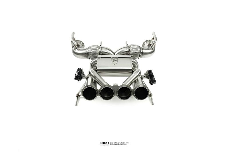 Kline Innovation KL-MC-765LT-DECAT-CS-SS Race Pipe Set McLaren 765LT