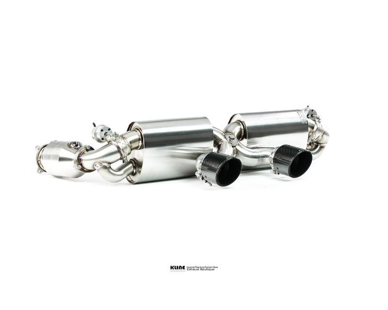 Kline Innovation KL-POR-991.2CR-200-CS-SS 100 Cell Cat Pipe Set Porsche 991.2 Carrera