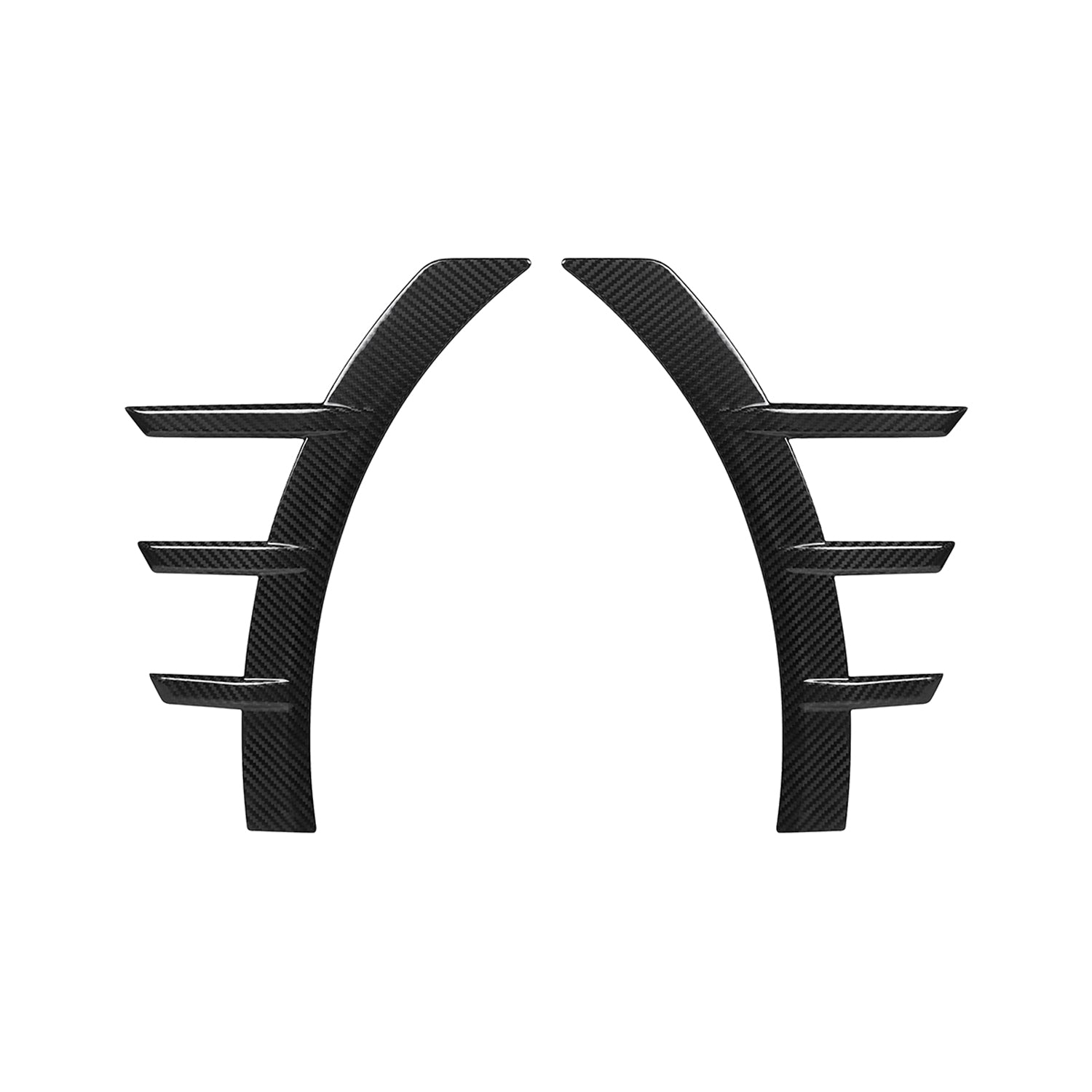 MHCP-G87-CF-ST001 BMW M2 G87 Performance Style Front Side Fender Trims In Pre Preg Gloss Carbon Fibre (G87) | ML Performance Car Parts