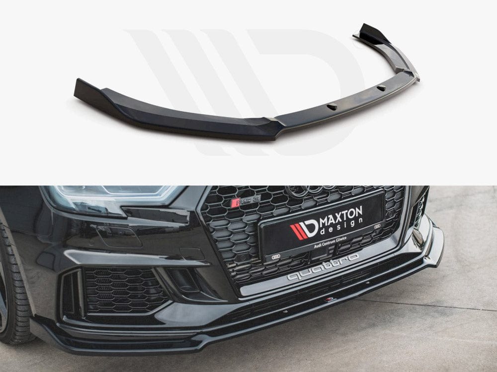 Maxton Design Audi 8V.5 RS3 Sportback & Saloon Front Splitter V.3 - Duco Car Parts UK