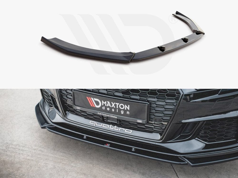 Maxton Design Audi 8V.5 RS3 Sportback & Saloon Front Splitter V.4 - Duco Car Parts UK