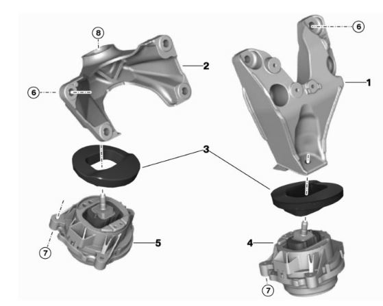 VTT-G-SERIES-INSERT BMW G-Series Billet Motor Mount Inserts