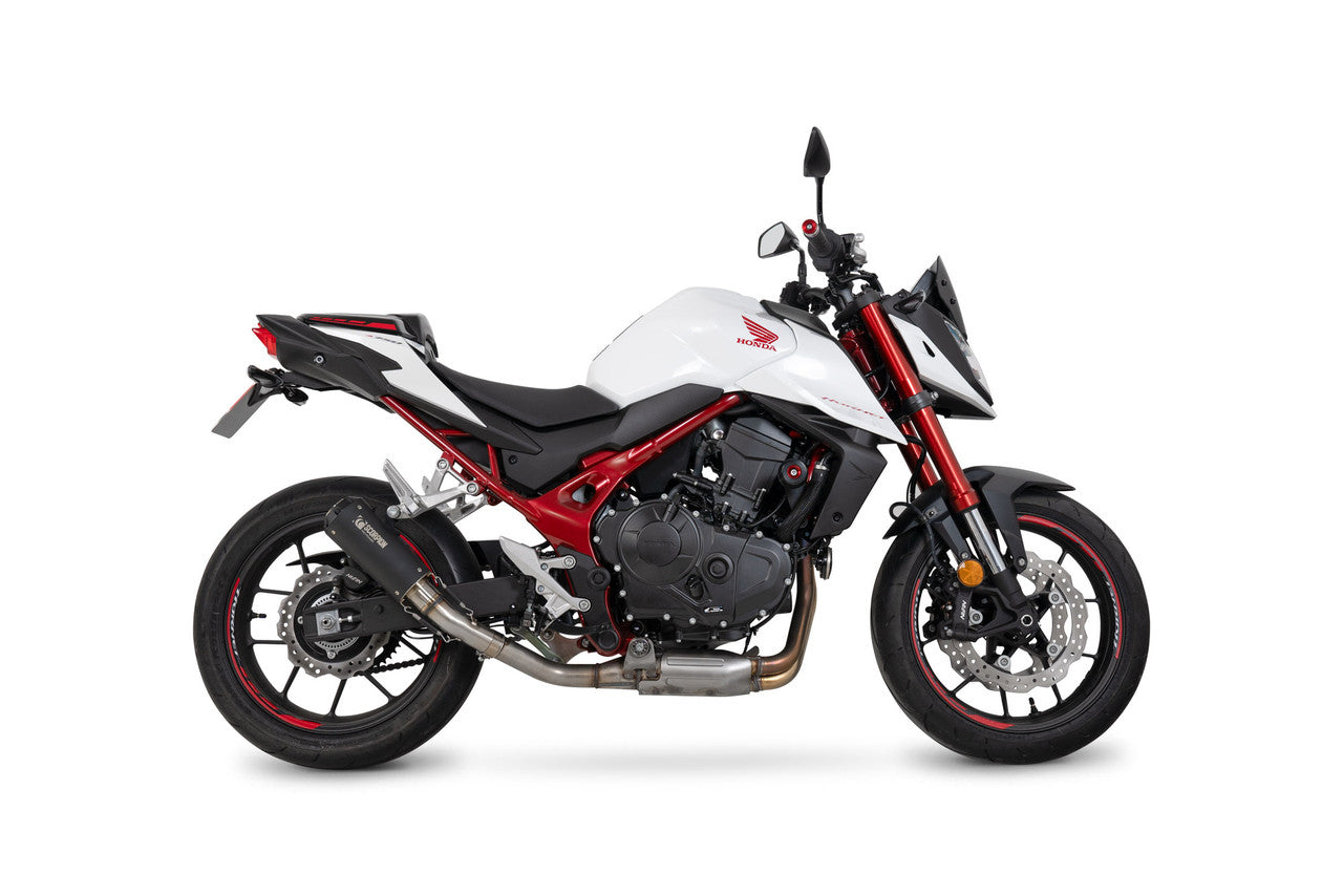 Scorpion PHA200BCER Red Power Slip-on Black Ceramic Coated Sleeve CB750 Hornet - 2023