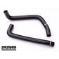 Airtec PH/COLFO4 Pro Hoses Two-Piece Coolant Hose Kit for 4×4 Sapphire Cosworth loss Black Silicon Hoses