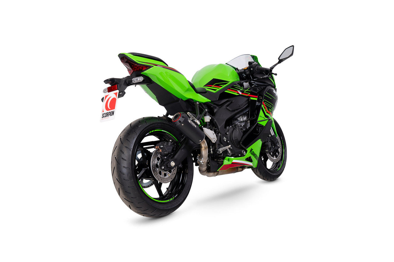 Scorpion PKA146BCER Red Power Slip-on Ceramic Black Sleeve ZX-4RR - 2023