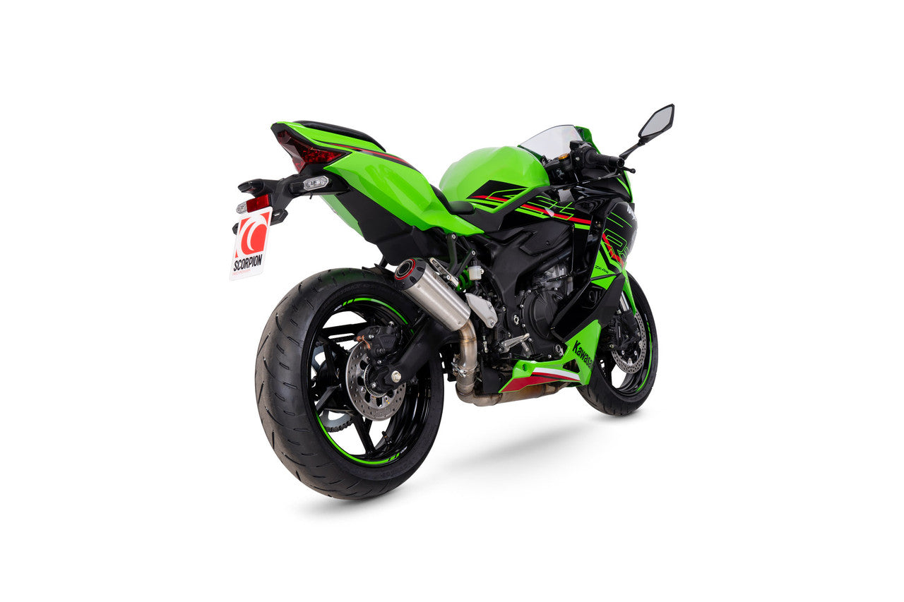 Scorpion PKA146SEO Red Power Slip-on Stainless Steel Sleeve ZX-4RR - 2023