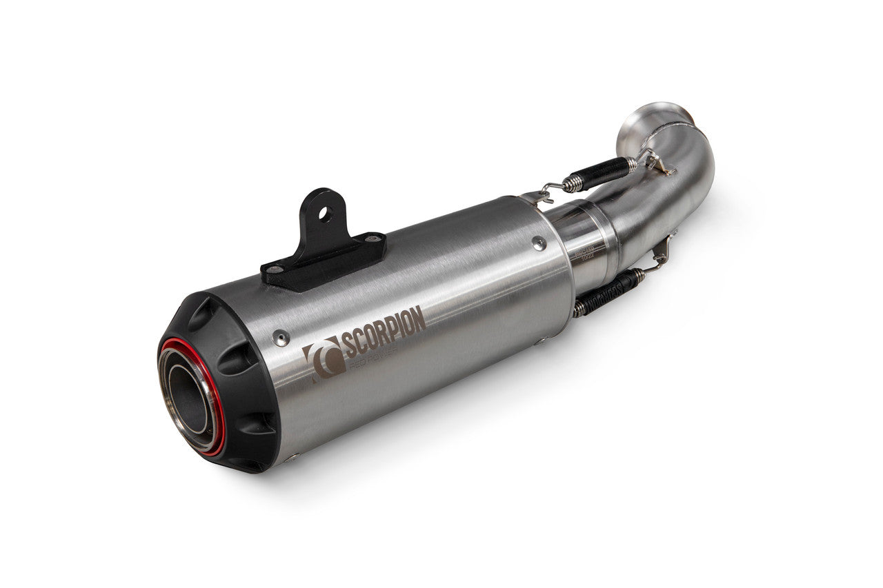 Scorpion PKT83SEO Red Power Slip-on Stainless Steel Sleeve - Duke 390 - 2017