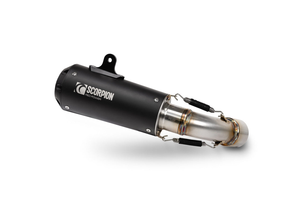 Scorpion PKT96BCER Red Power Slip-on Black Ceramic Sleeve - KTM 990 Duke - 2024-2025