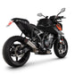 Scorpion PKT96SEO Red Power Slip-on Brushed Stainless Steel Sleeve - KTM 990 Duke - 2024-2025