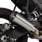 Scorpion PKT96SEO Red Power Slip-on Brushed Stainless Steel Sleeve - KTM 990 Duke - 2024-2025