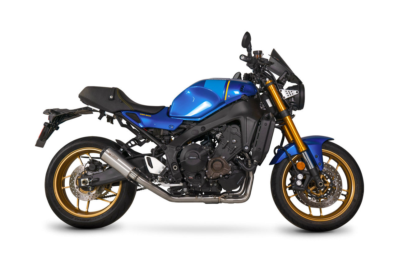 Scorpion PYA127SYSSEO Red Power Full System Brushed Stainless Steel Sleeve XSR 900 - 2022