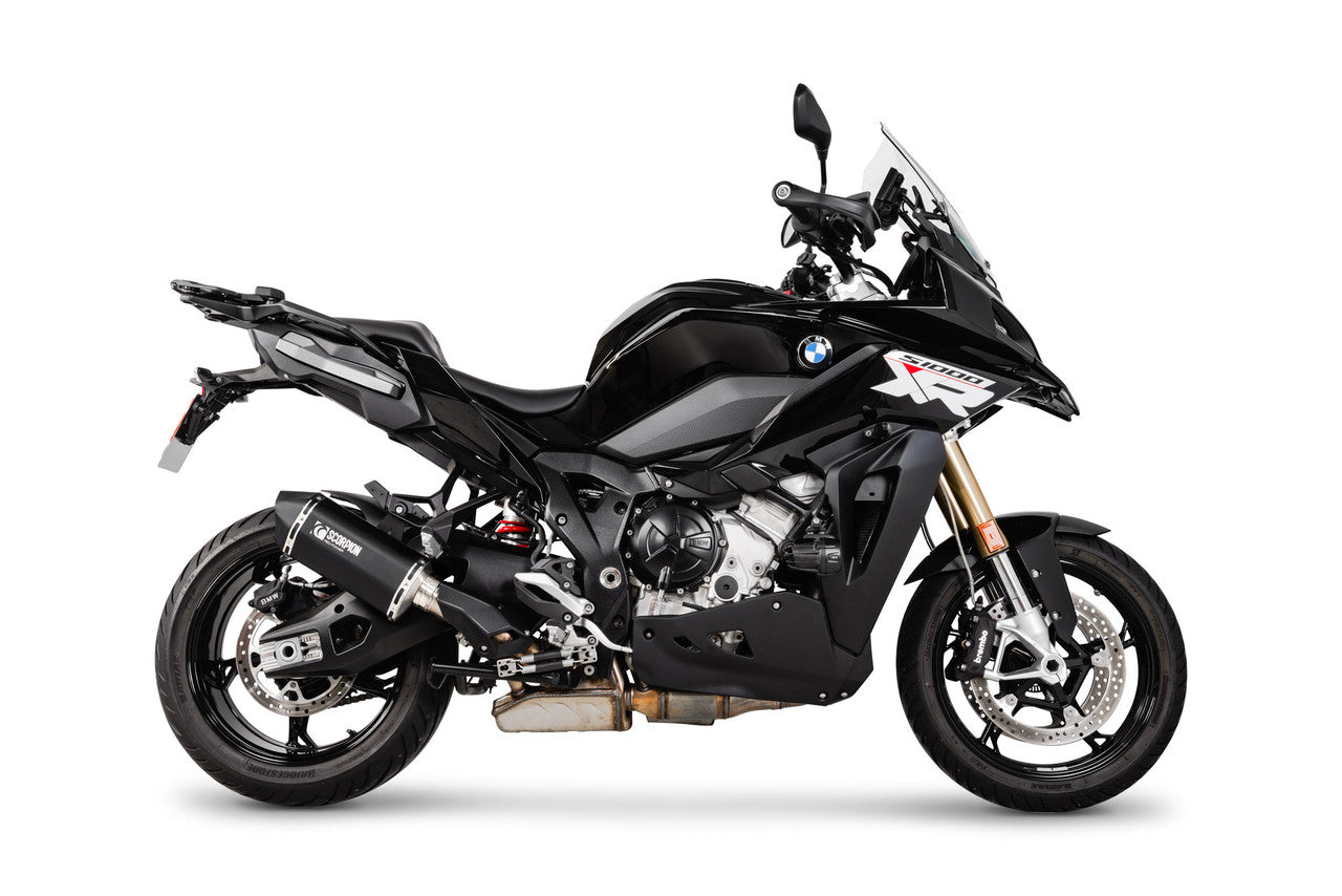 Scorpion RBM81BCER Serket Parallel Slip-on Black Ceramic Coated Sleeve - S1000 XR - 2020