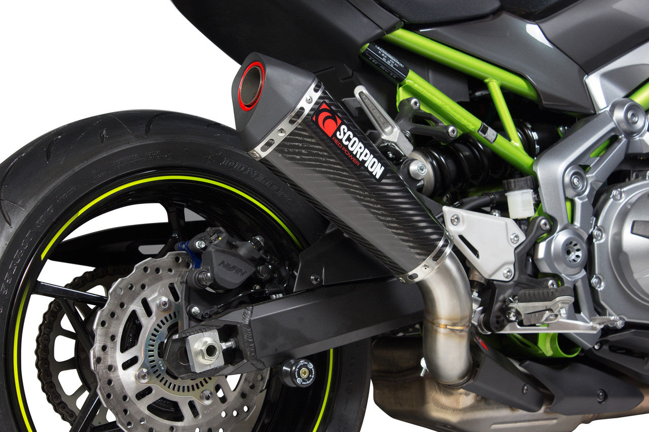 Scorpion RKA141SYSCEO Serket Taper Full System Carbon Fibre Sleeve - Ninja ZX-25R - 2020->