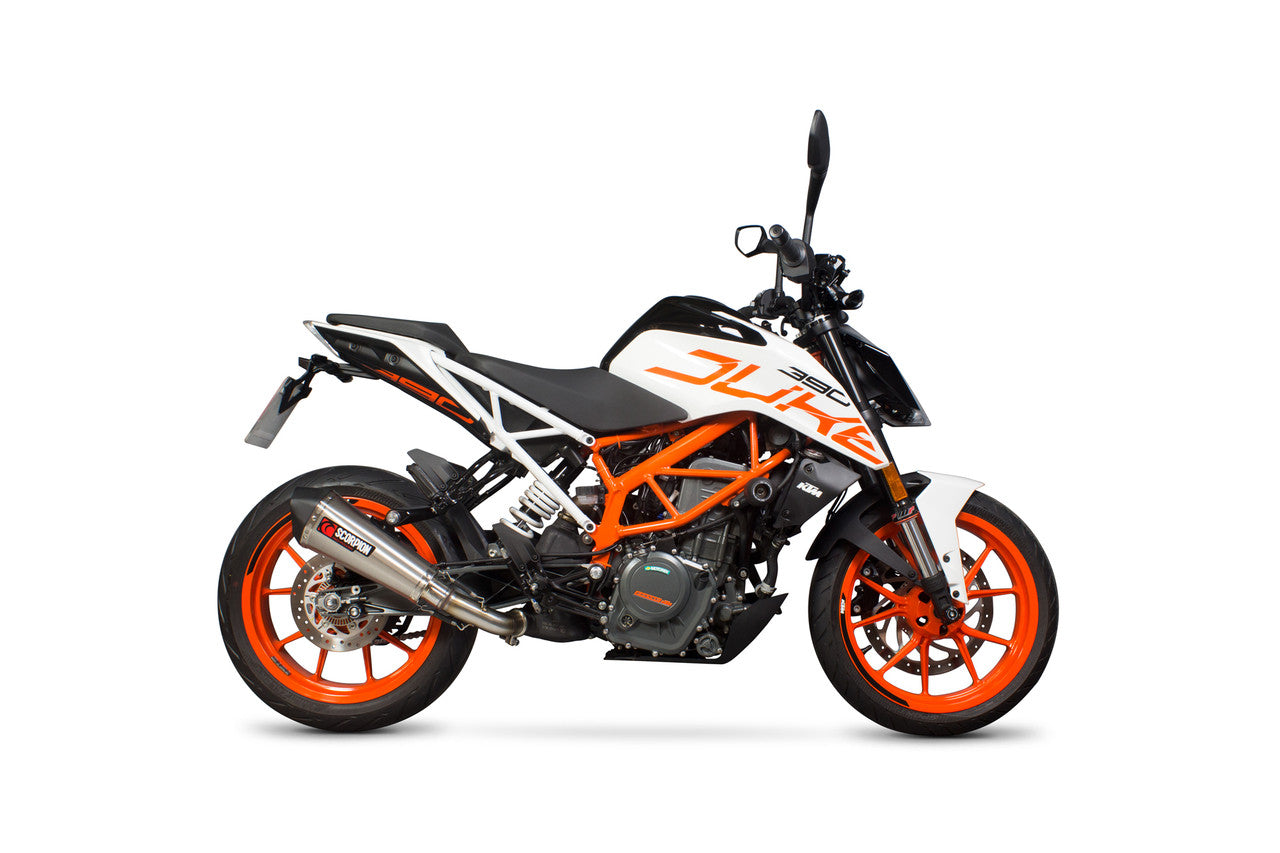 Scorpion RKT83SEO Serket Taper Slip-on - Stainless Steel Sleeve - Duke 390 - 2017 - 2019