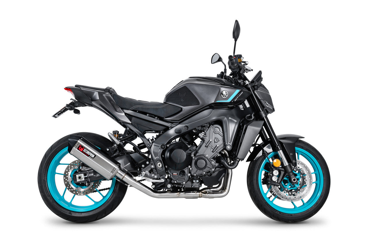 Scorpion RYA130SYSSEO Serket Full System Brushed Stainless Steel Sleeve - MT-09 - 2024