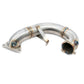 Cobra Exhaust Renault Megane RS (Mk2) 220 / 225 / 230 Sports Cat / De-Cat Front Downpipe Performance Exhaust