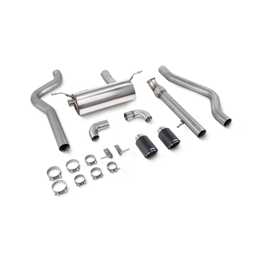 Scorpion SBMS106CF Non-resonated Cat-back System Without Valve