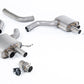 Milltek SSXAU1048 Audi Upgrade Kit To Signature Series Titanium Axle Back System (Inc. RS6, RS7)