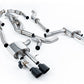 Milltek SSXAU944 Audi Resonated OPF/GPF Back System (Twin 80mm) With GT-115 Cerakote Black Trims (Inc. S8)