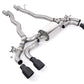 Milltek SSXBM1175 BMW Centre Resonator / OPF/GPF Back System With Cerakote Black GT-100 Trims