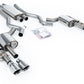 Milltek SSXFD434 Ford Dual Quad Outlet With Active Valves Resonated With GT-100 Polished Trims  (Inc. Mustang)