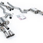 Milltek SSXFD439 Ford Dual Quad Outlet With Active Valves Non-Resonated With GT-100 Brushed Titanium Trims  (Inc. Mustang)