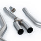 Milltek SSXFD439 Ford Dual Quad Outlet With Active Valves Non-Resonated With Gt-100 Brushed Titanium Trims  (Inc. Mustang)