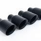 Milltek SSXFD440 Ford Dual Quad Outlet With Active Valves Non-Resonated With Gt-100 Cerakote Black Trims  (Inc. Mustang)